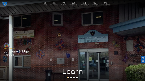 Screenshot of the Lansbury Make IT Happen website