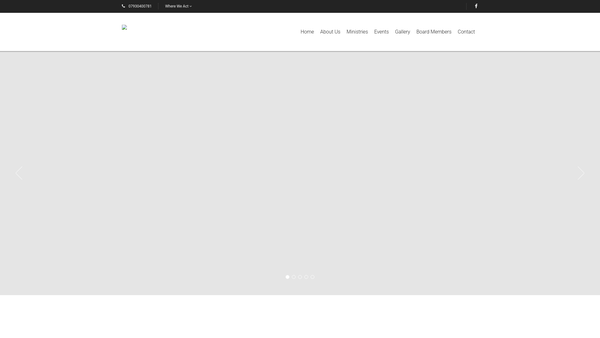 Screenshot of the Apostolic Faith Mission International Ministries (Manchester Central Assembly) website