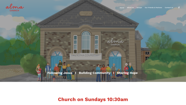 Screenshot of the Clifton Bethesda Church Limited website