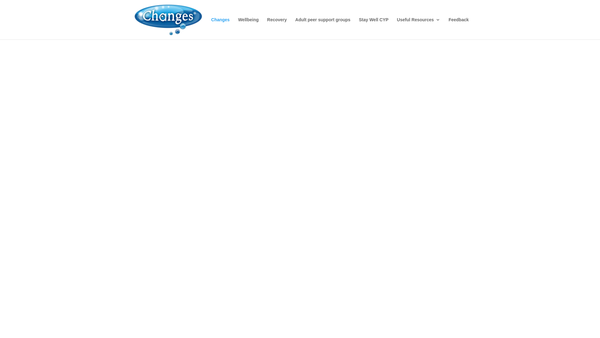 Screenshot of the Changes Health & Wellbeing website
