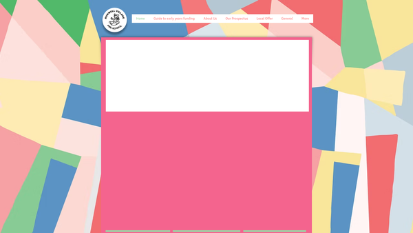 Screenshot of the Runwell Village Pre-School website