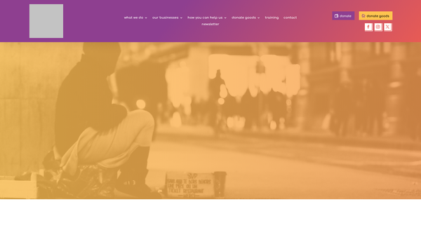 Screenshot of the Renewal North West website