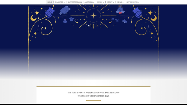 Screenshot of the The Story Of Christmas website