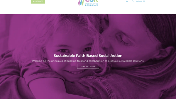 Screenshot of the Portsmouth Diocesan Council For Social Responsibility website