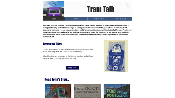 Screenshot of the Fleetwood Heritage Leisure Trust website