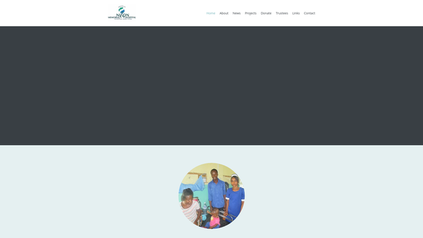 Screenshot of the Friends Of Nixon Memorial Hospital,segbwema, Sierra Leone website