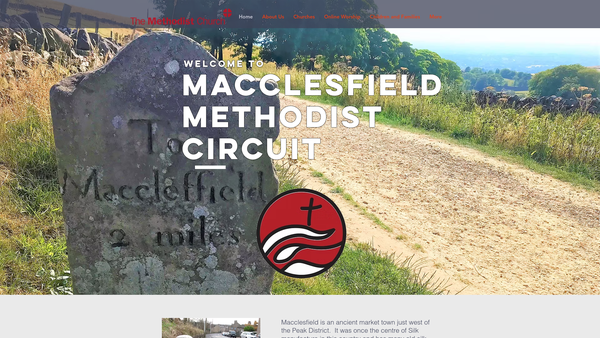 Screenshot of the Macclesfield Methodist Circuit website