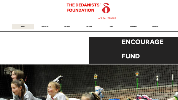 Screenshot of the The Dedanists' Foundation website