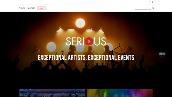 Screenshot of the Serious Trust Limited website