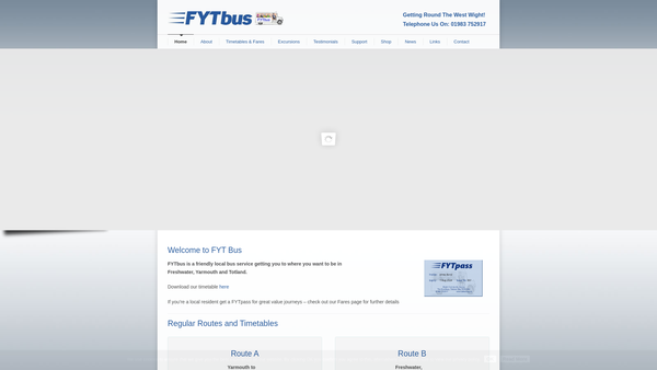 Screenshot of the Wight Community Access Ltd website