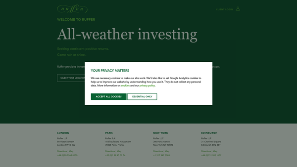 Screenshot of the Charity Assets Trust website