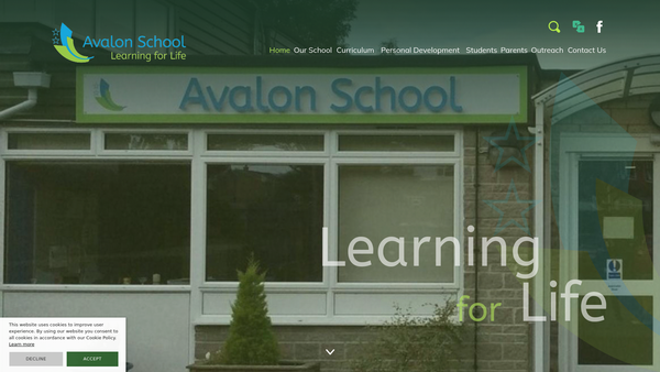 Screenshot of the Friends Of Avalon PTA website