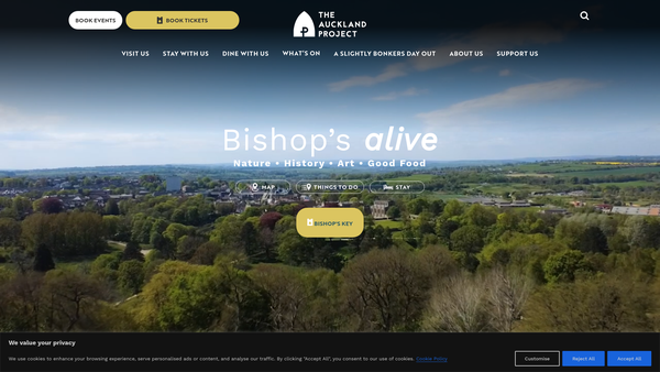 Screenshot of the The Zurbaran Trust website