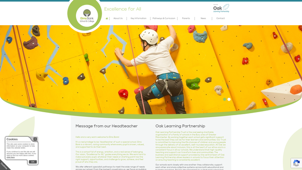 Screenshot of the L8r@eb website