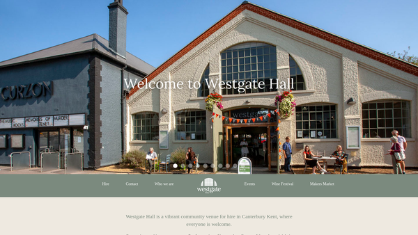 Screenshot of the Westgate Community Trust (Canterbury) Ltd website