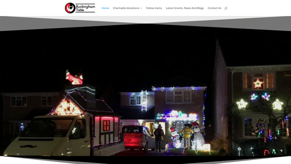Screenshot of the Buckingham Table website