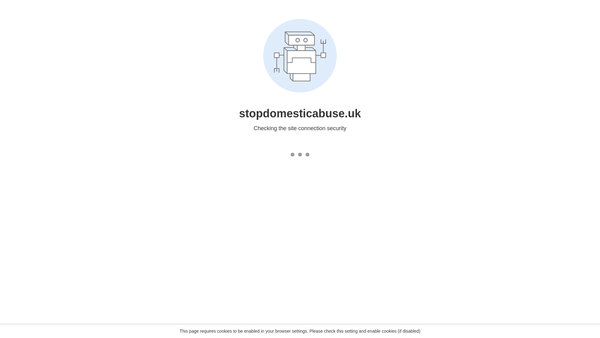 Screenshot of the Southern Domestic Abuse Service website