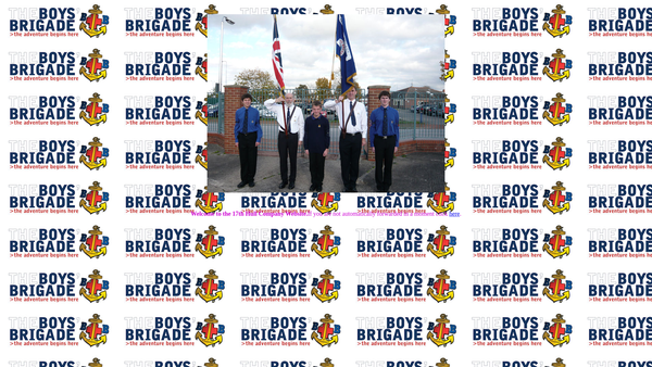 Screenshot of the 17th Hull Boys Brigade website