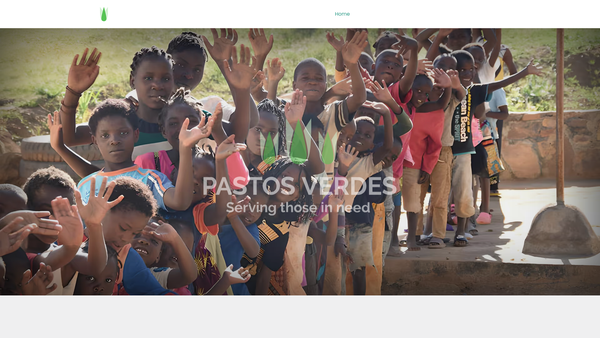 Screenshot of the Pastos Verdes website
