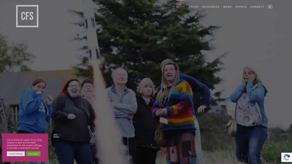 Screenshot of the Church From Scratch website