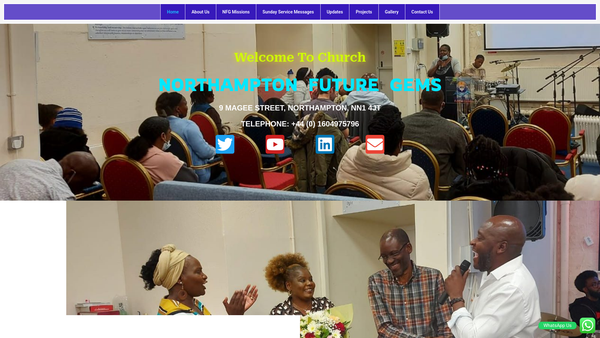 Screenshot of the Revealed Word International Chapel website