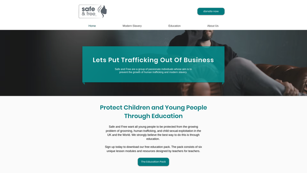 Screenshot of the Safe Networks website