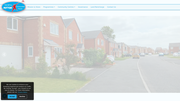 Screenshot of the North Huyton Communities Future website