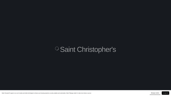 Screenshot of the The Parochial Church Council Of The Ecclesiastical Parish Of St Christopher's Hinchley Wood website