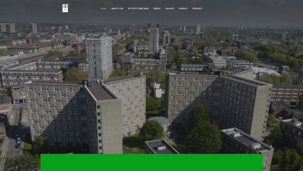 Screenshot of the Dorset Community Association website