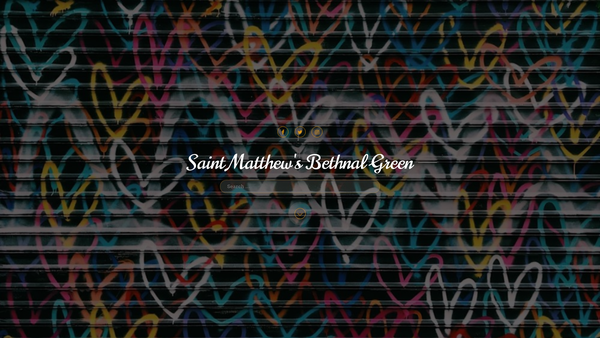 Screenshot of the The Parochial Church Council Of The Ecclesiastical Parish Of Saint Matthew With Saint James The Great Bethnal Green website