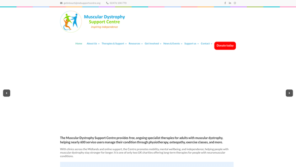 Screenshot of the Nmc Midlands Ltd website