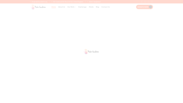 Screenshot of the Nabir Foundation Ltd website