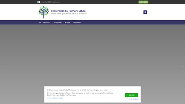 Screenshot of the Friends Of Feckenham School website