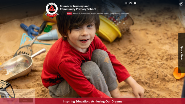 Screenshot of the Friends of Trumacar website