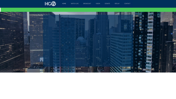 Screenshot of the Holy God TV Ministries website