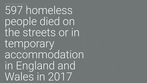 Screenshot of the The Homesavers Charity website