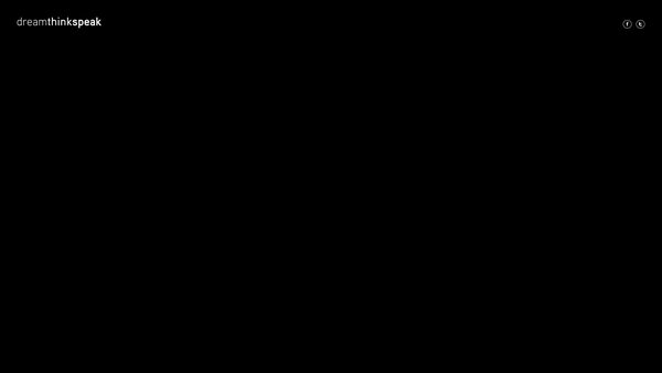 Screenshot of the Dreamthinkspeak website