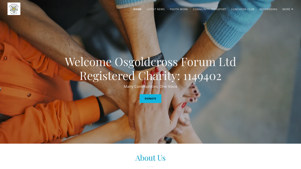 Screenshot of the Osgoldcross Forum Limited website