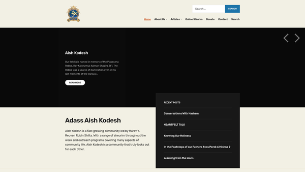 Screenshot of the The Inform-All Project Limited website