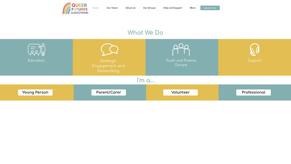 Screenshot of the Gay-Glos website