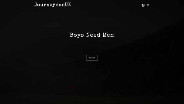 Screenshot of the Journeyman UK website