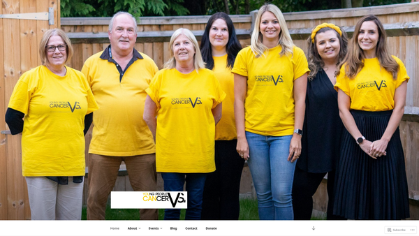 Screenshot of the The Hannah Chamberlain Foundation website