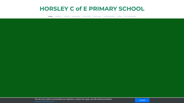 Screenshot of the Friends Of Horsley School website