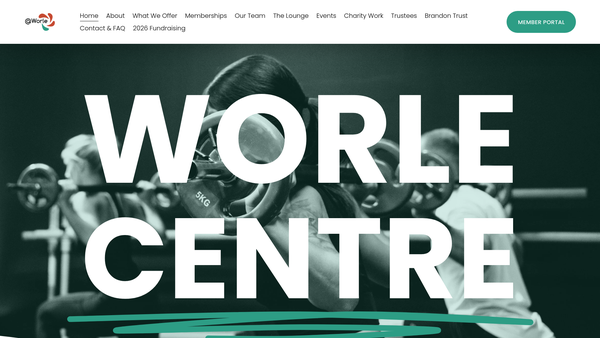Screenshot of the Learning And Community Sport @ Worle Trust website