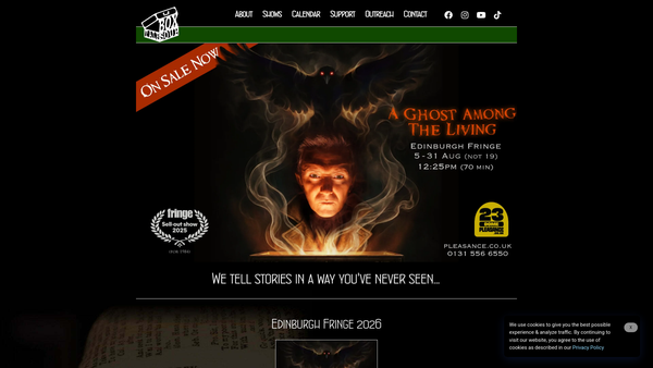 Screenshot of the Box Tale Soup Ltd website