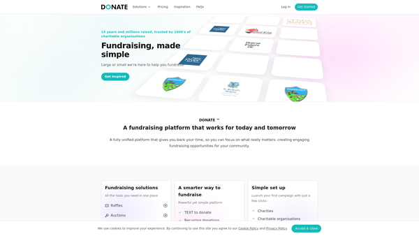 Screenshot of the The National Funding Scheme website