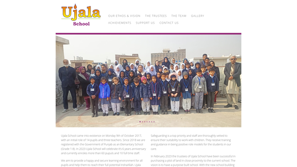 Screenshot of the Help Humanity UK website