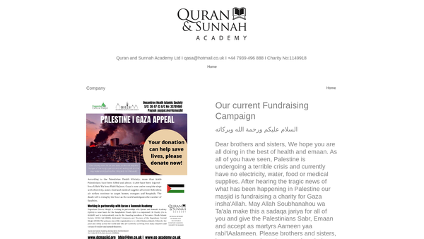 Screenshot of the SHAN-Charitable Trust website