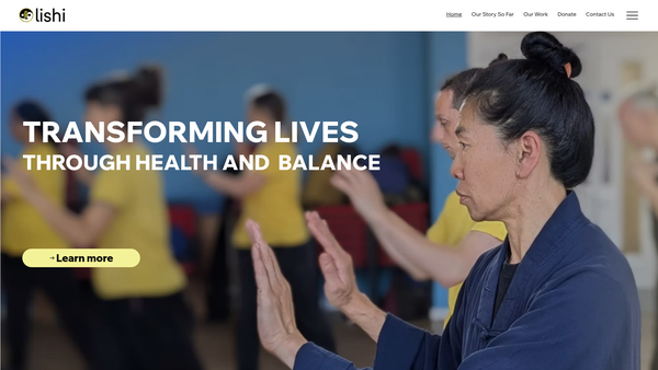 Screenshot of the Lishi International website