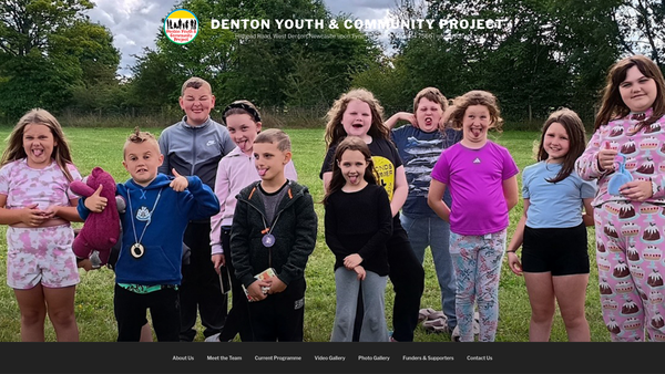Screenshot of the Denton Youth And Community Project website